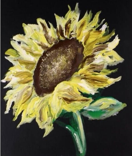 Scribble & Sip: Golden Bloom